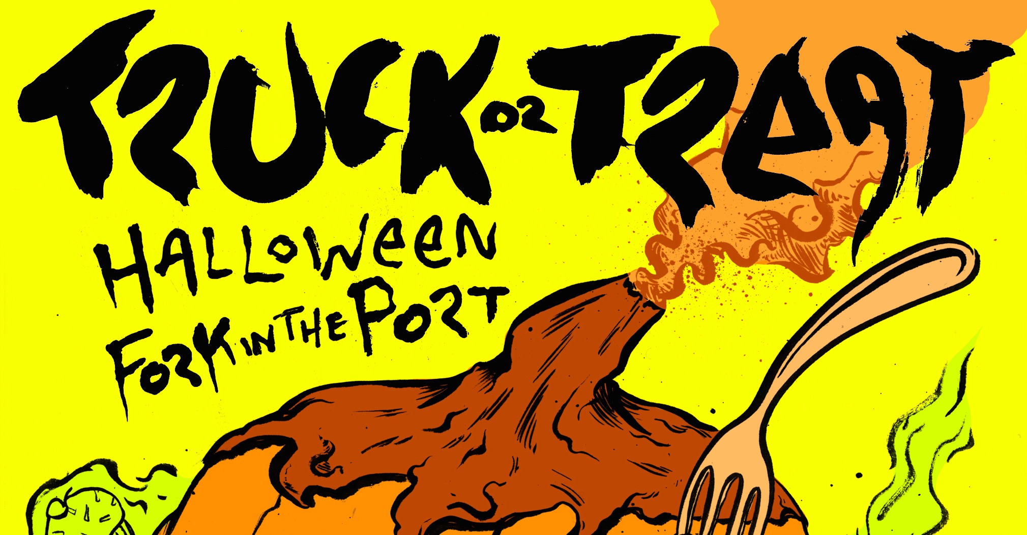 Truck or Treat – Halloween Fork in the Port